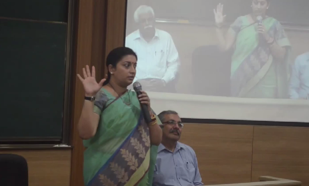 HRD minister Smriti Irani explains the rationale behind formation of new IITs, and more, in an interactive session with IIT Bombay students