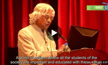 Dr. APJ Abdul Kalam’s speech at IIT Bombay