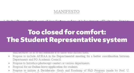 Too closed for comfort: The Student Representative system